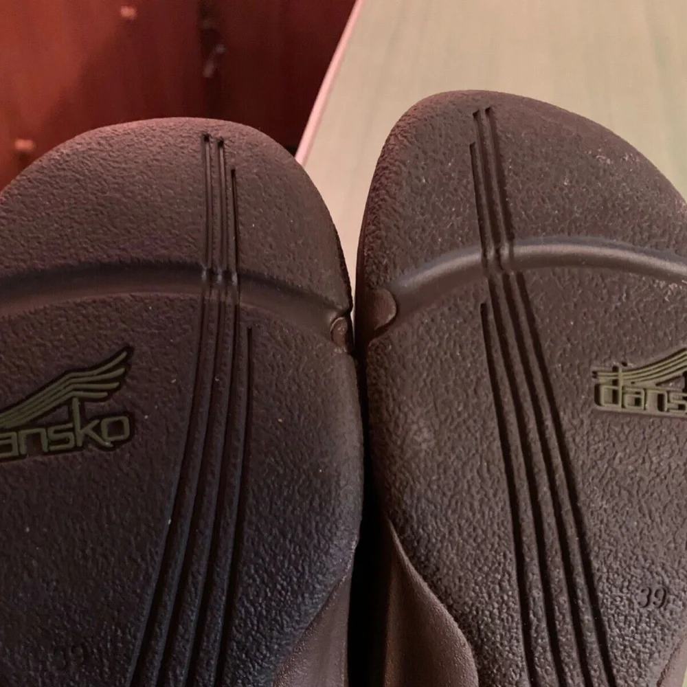 Dansko Brown Leather Mules - Picture 9 of 10